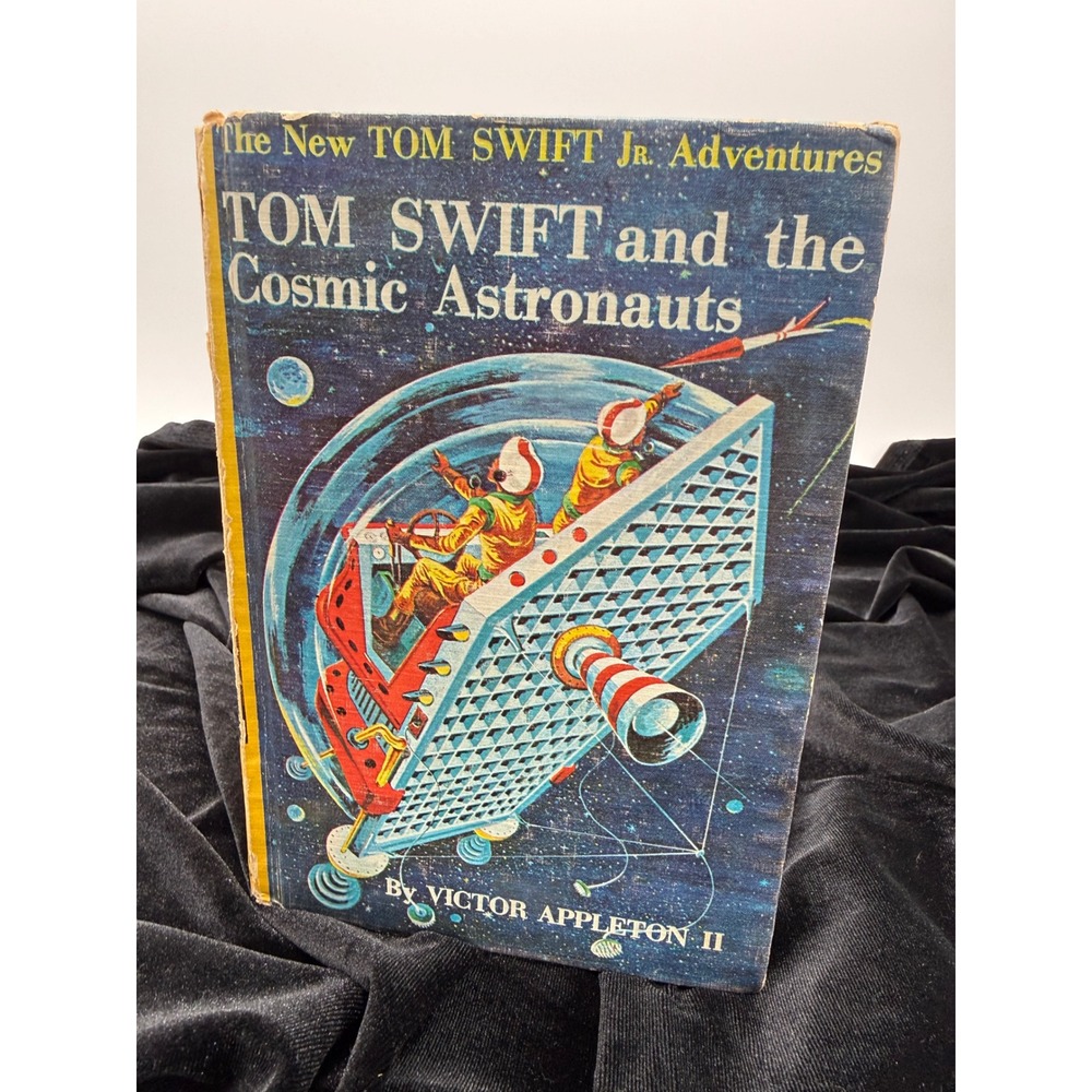 Grosset & Dunlap Tom Swift and the Cosmic Astronauts Kids Blue Good Vintage